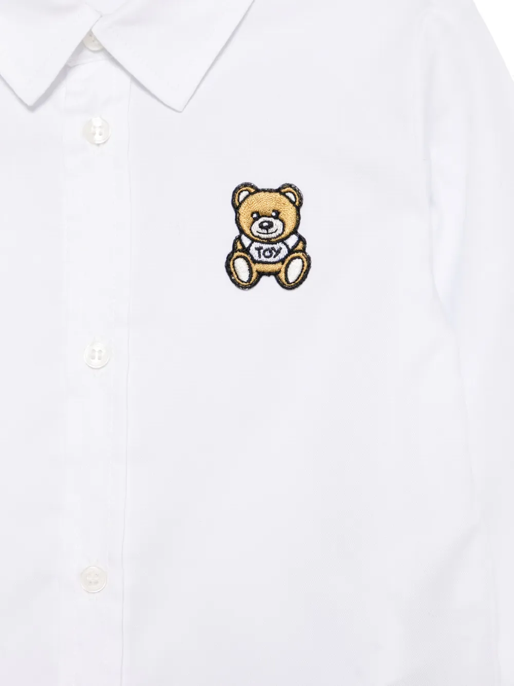 Moschino Kids Teddy Bear katoenen shirt Wit