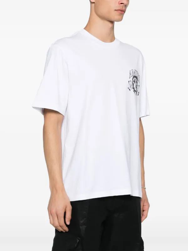 AMIRI Lion Outline T-shirt | White | FARFETCH JO