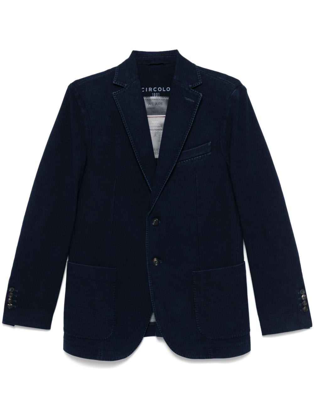 Circolo 1901 Denim blazer Blauw