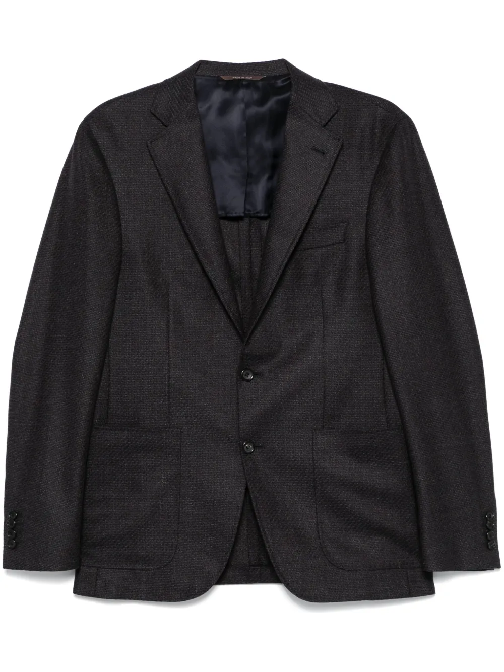 Canali Wollen blazer Blauw