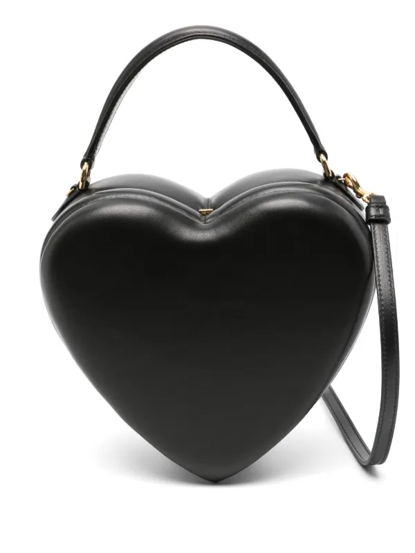 Moschino heart shaped Tote Bag Black FARFETCH HK