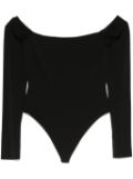 alice + olivia Anna bodysuit - Black