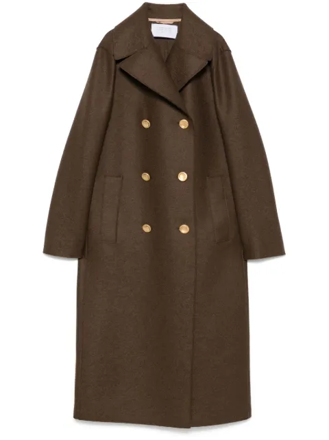 Harris Wharf London virgin-wool military coat 
