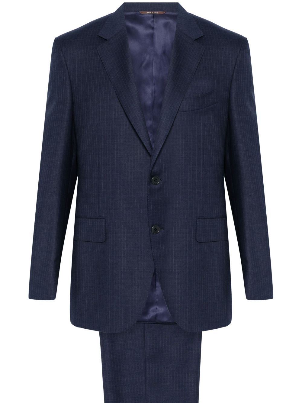 Canali striped suit - Blue