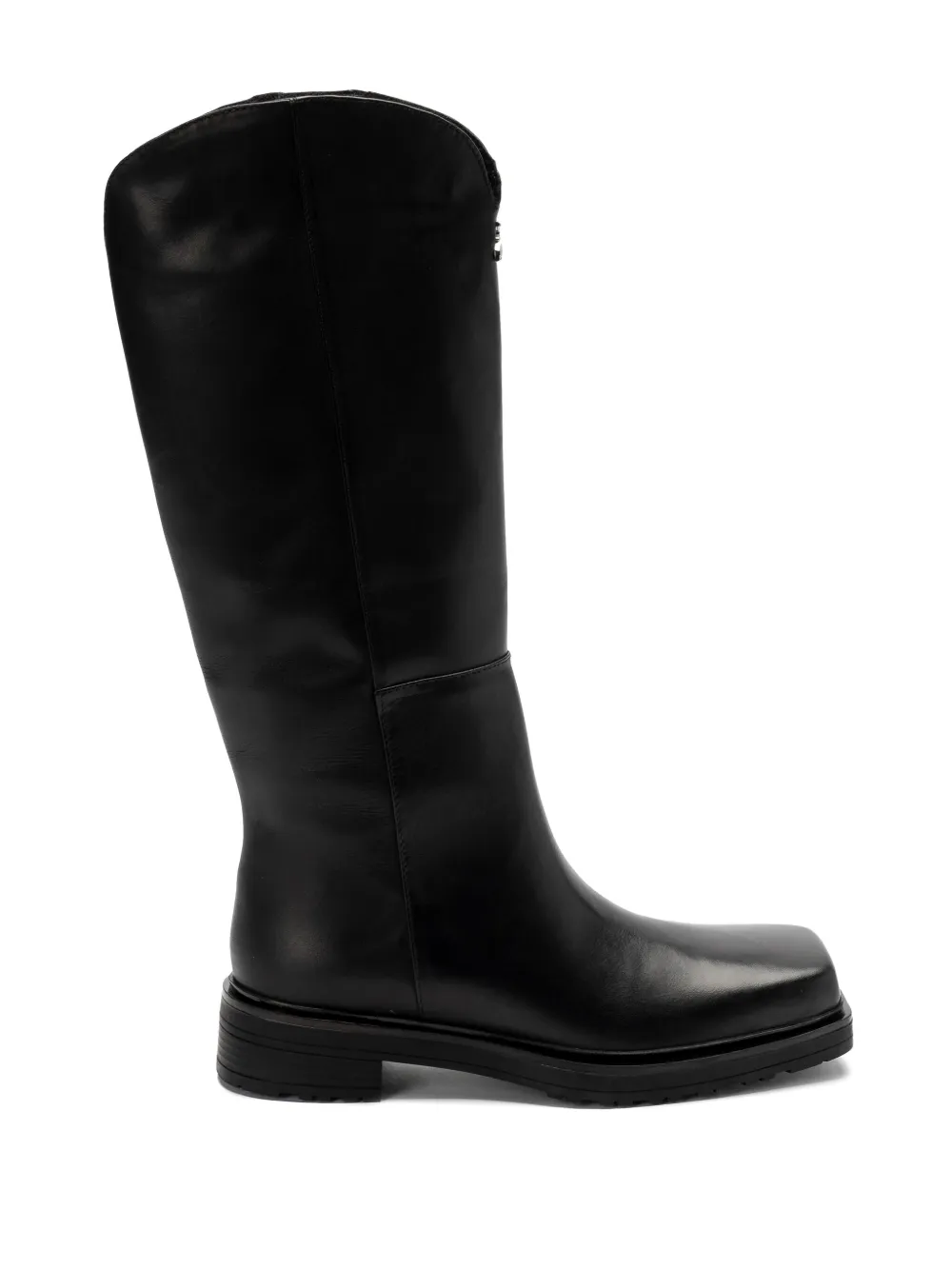 Patrizia Pepe logo-plaque boots Black