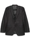 Canali check-pattern blazer - Blue