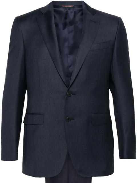 Canali check-pattern suit