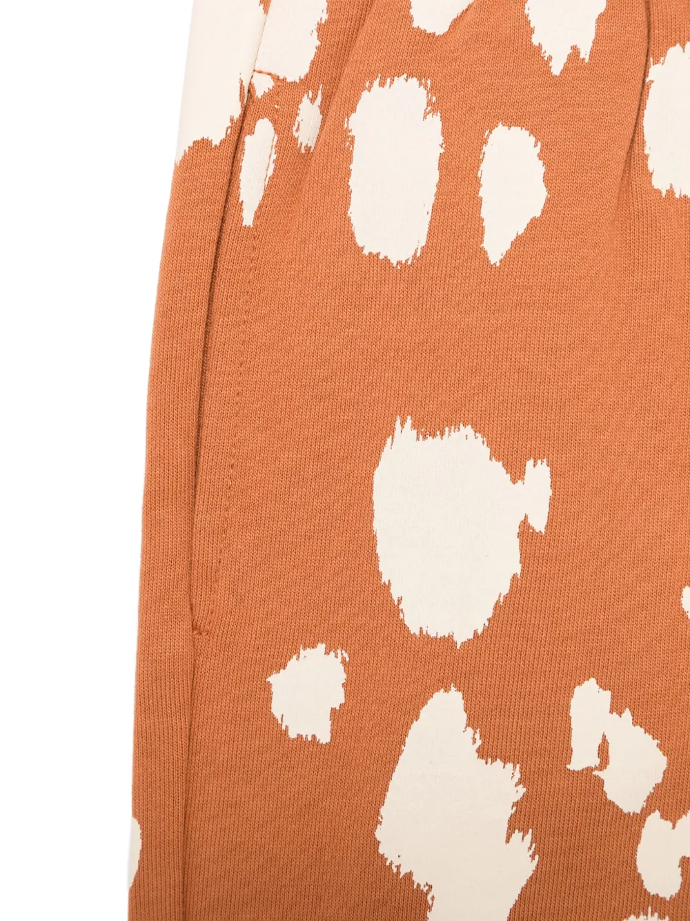 Stella McCartney Kids Trainingsbroek met verfspattendetail Oranje