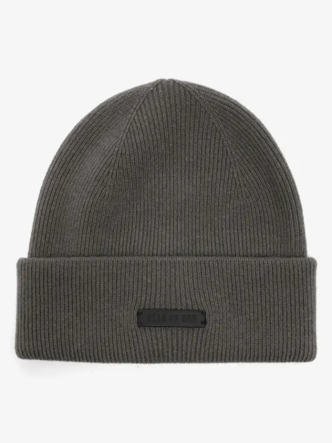 Fear Of God gorro con parche del logo