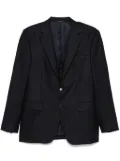 Canali check-pattern blazer - Blue