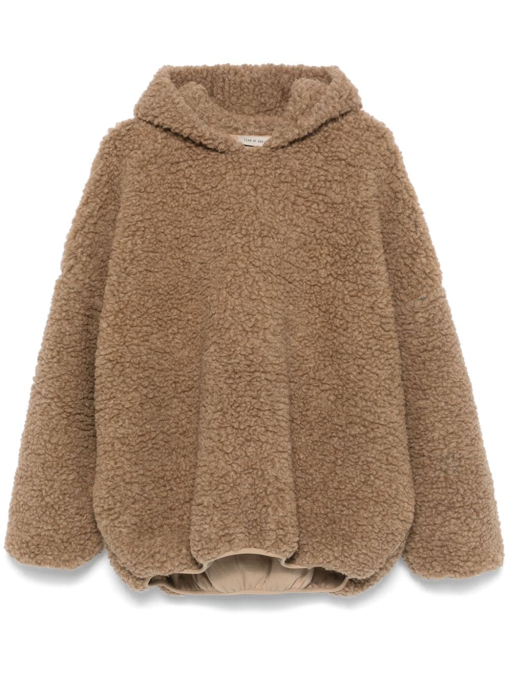 Fear Of God polar-fleece hoodie - Brown