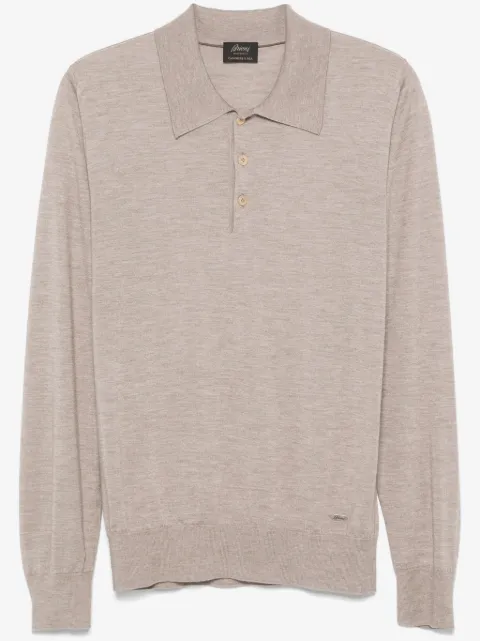Brioni fine-knit polo shirt