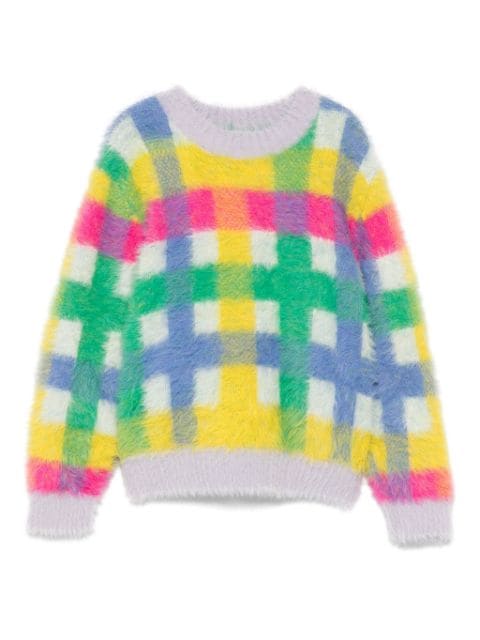 Stella McCartney Kids pull à carreaux