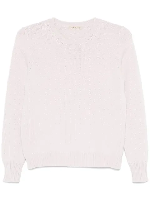 Blanca Vita ribbed-knit sweater