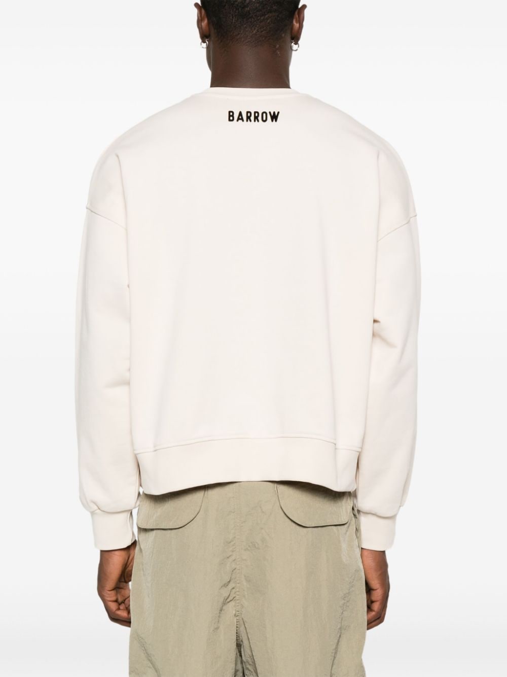 Shop Barrow Logo-print Sweatshirt In 中性色