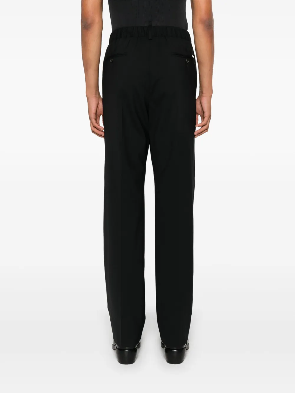 Shop Dsquared2 Chic Track Pants In 黑色