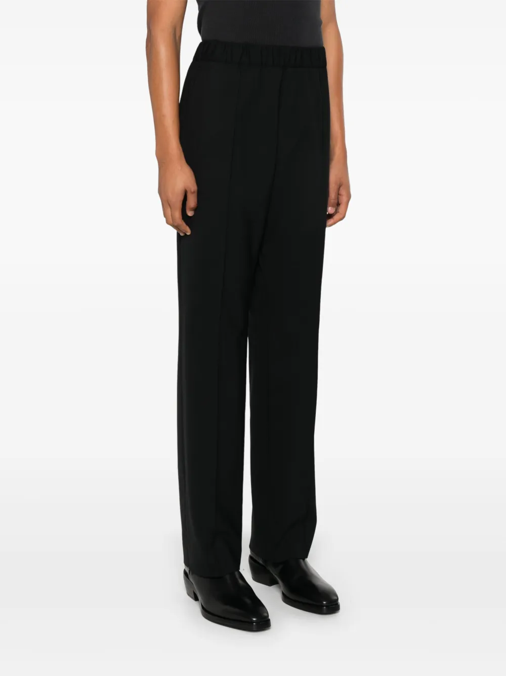 Shop Dsquared2 Chic Track Pants In 黑色