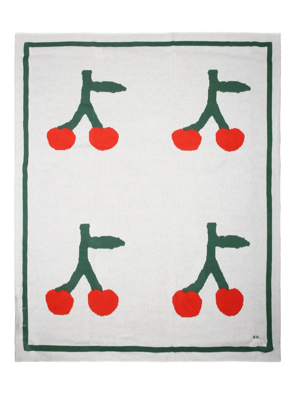 Bobo Choses Cherry-print Babygrow Set In White
