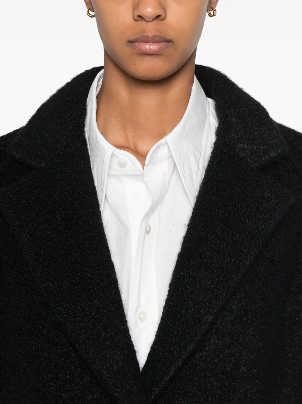 Gabriela Hearst Charles Coat In Black