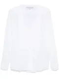 JW Anderson pintuck bib shirt - White