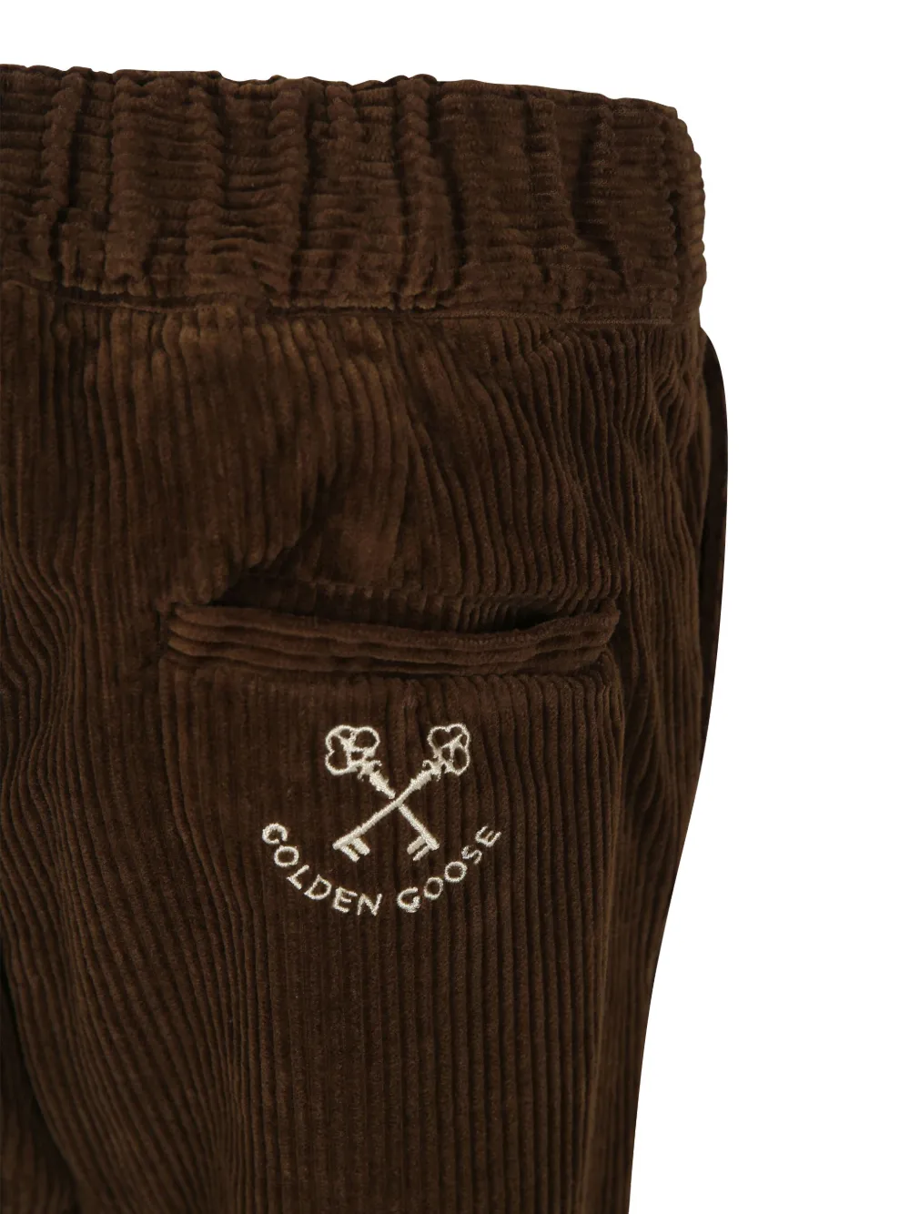 Golden Goose Kids Straight broek Bruin