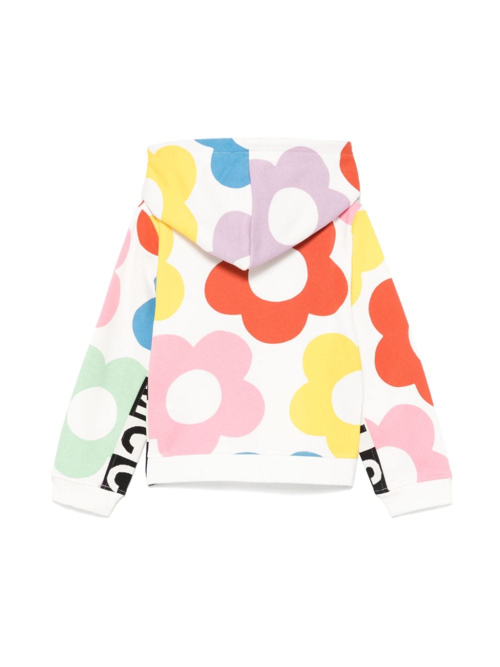 Stella McCartney Kids Hoodie met bloemen - Wit