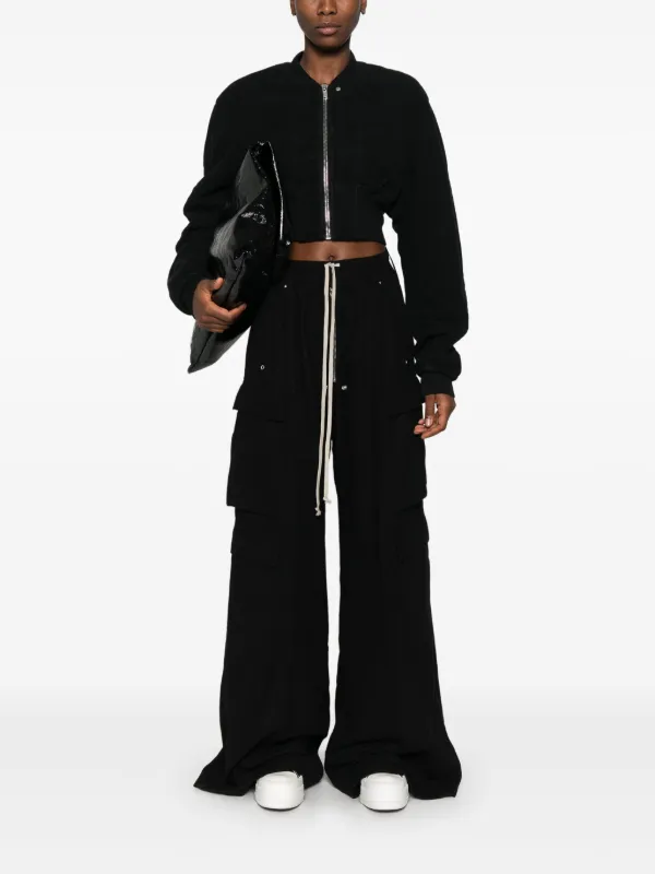 Rick Owens DRKSHDW Collage ボンバージャケット | ブラック | FARFETCH JP