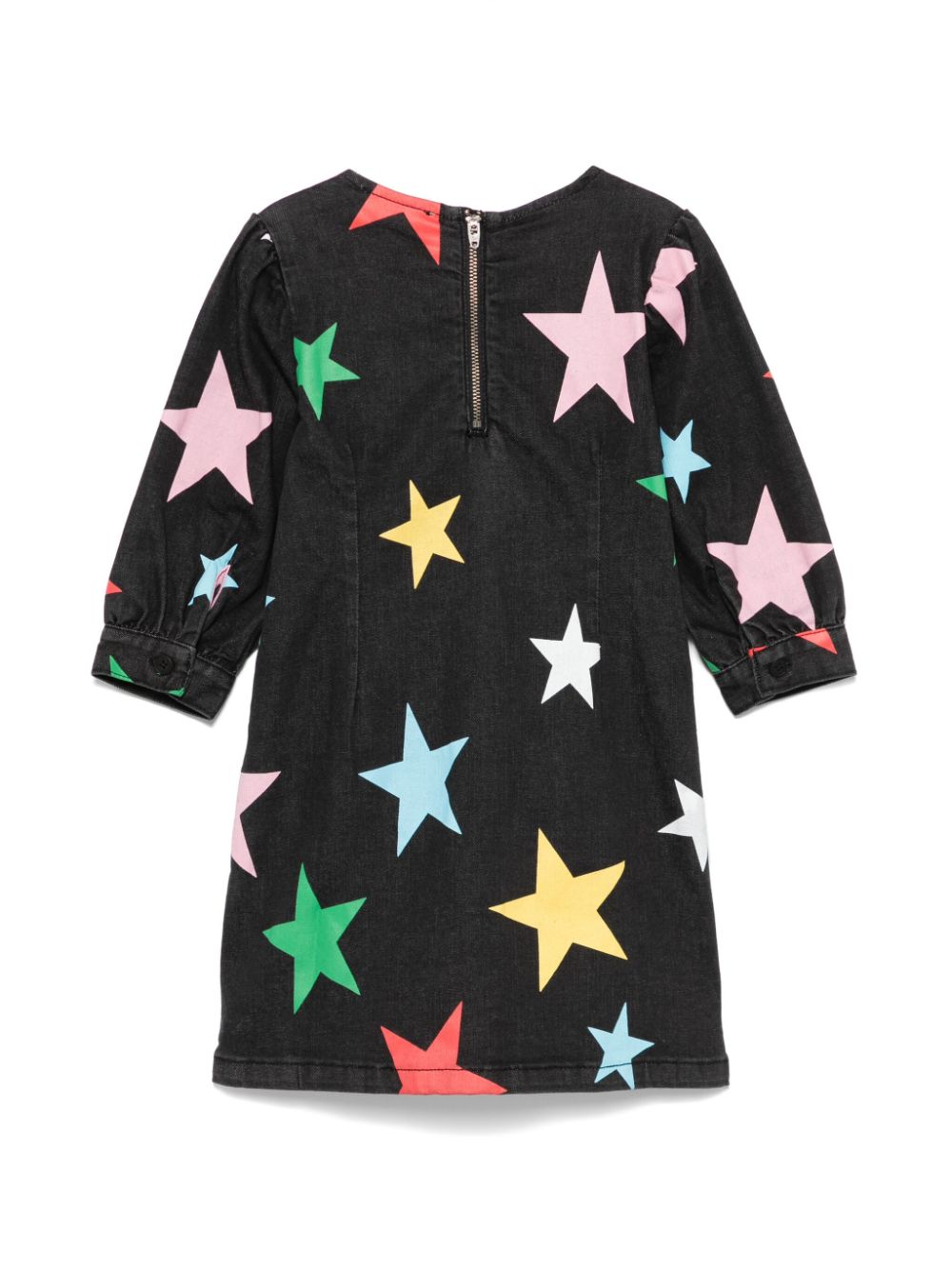 Stella McCartney Kids Jurk met sterrenprint - Zwart