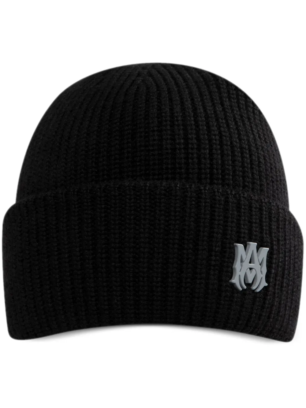 AMIRI logo-plaque beanie | Black | Image 1