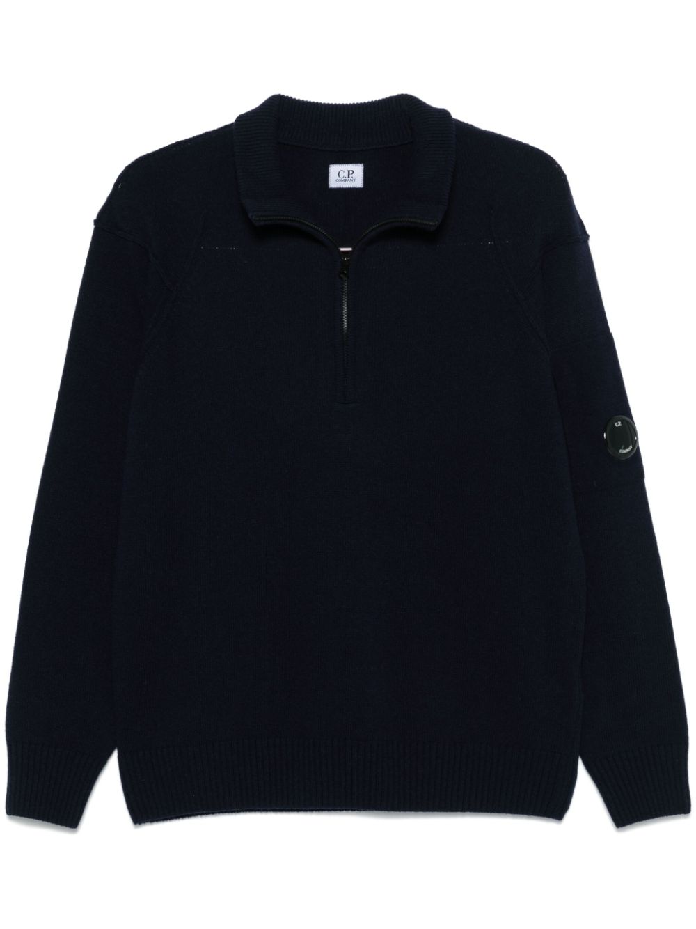 C.P. Company Lens-detail sweater - Blue