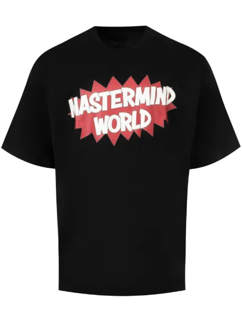 Mastermind World تيشيرت قطن بزينة جليتر