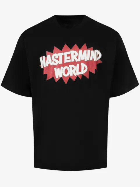 Mastermind World glitter-detailed cotton t-shirt