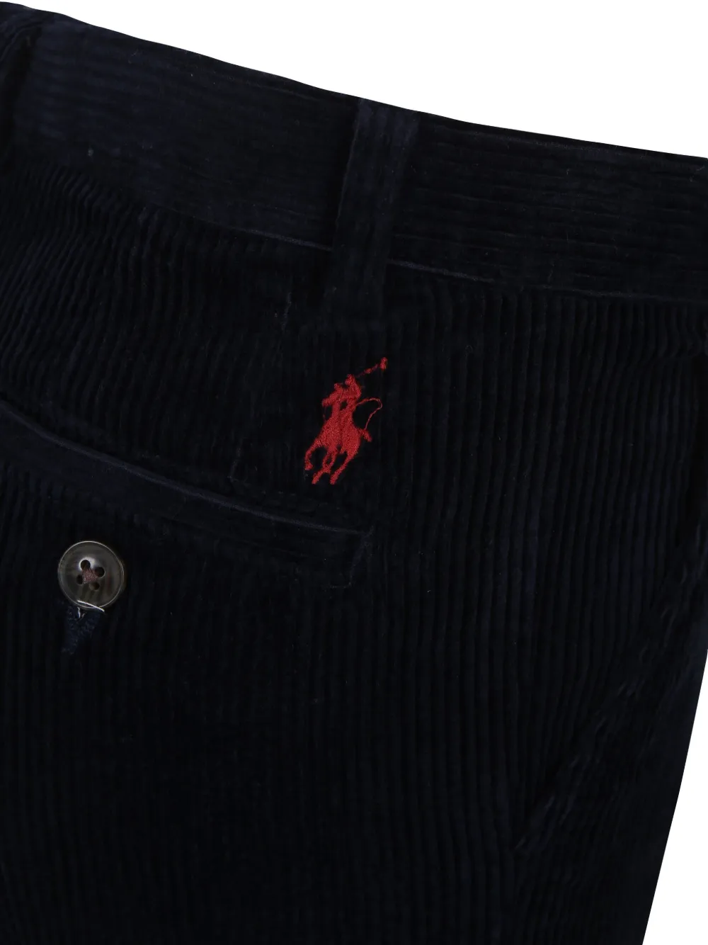 POLO RALPH LAUREN KIDS Broek met geborduurd logo Blauw