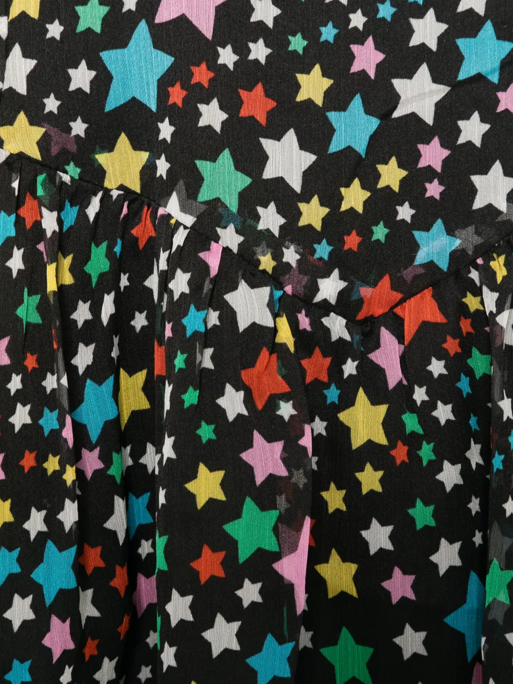 Shop Stella Mccartney Star-print Dress In Black