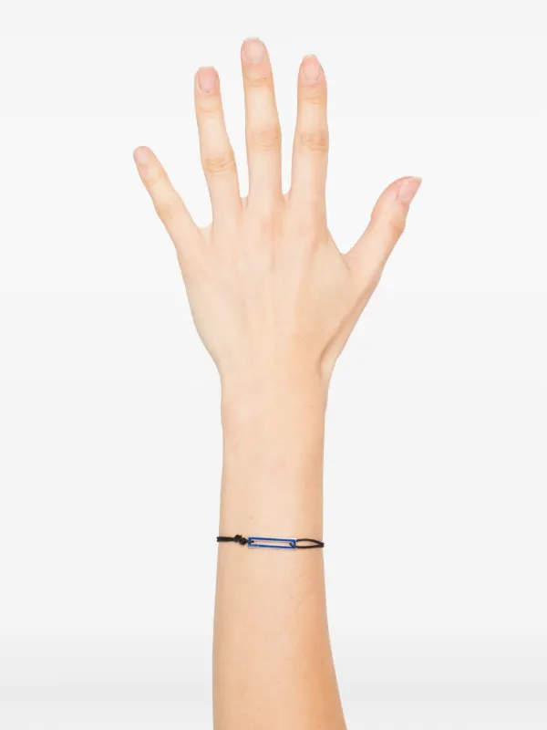 Le Gramme Lacquered Cord Bracelet | シルバートーン | FARFETCH JP
