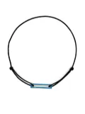 Le Gramme lacquered cord bracelet 1,7g - Blue