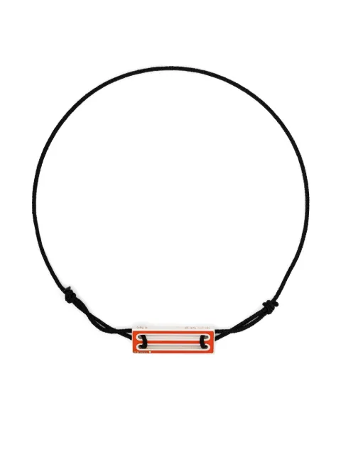 Le Gramme lacquered cord bracelet 2,5g