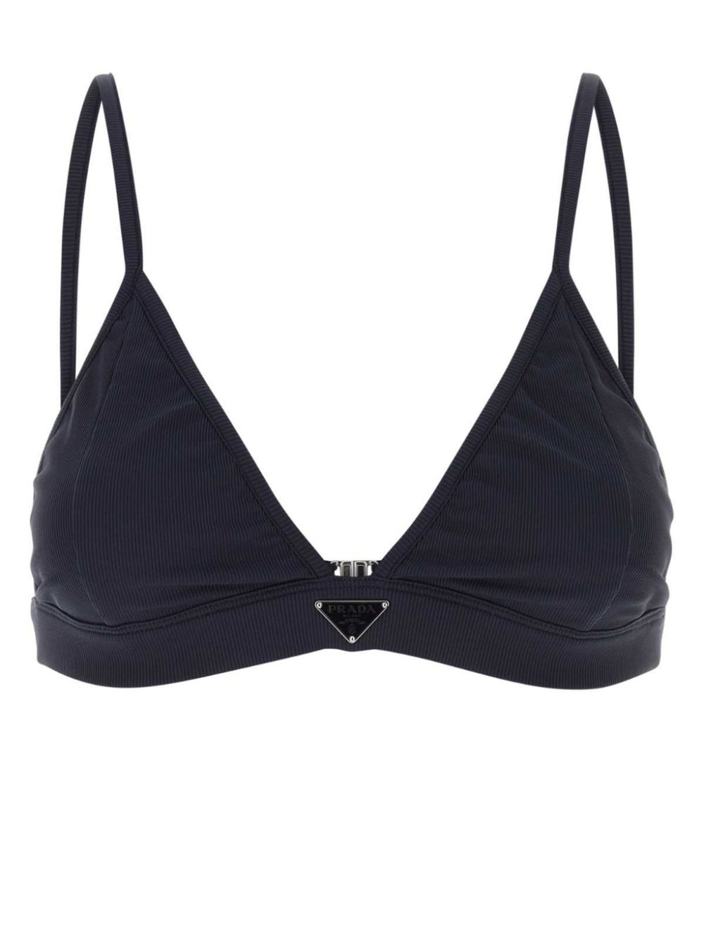 Prada Stretch nylon bikinitop Blauw