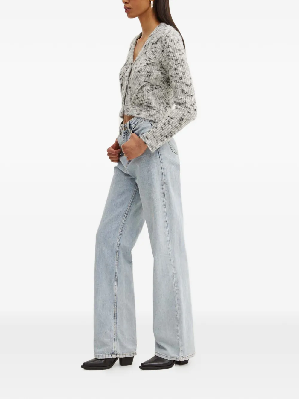 MOSCHINO JEANS Vest met knoopsluiting Grijs