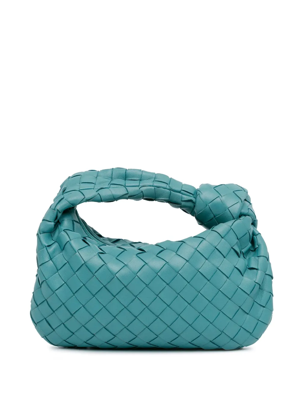 Bottega Veneta Pre-Owned 2012-2023 Intrecciato Jodie kleine handtas - Blauw