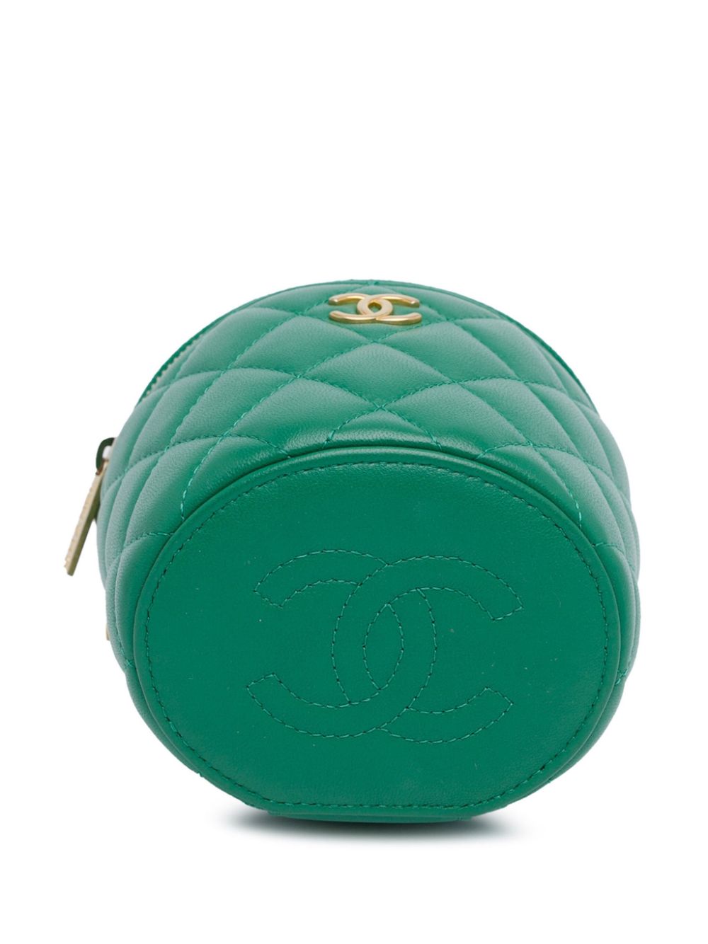 CHANEL 2021-2024 Quilted Lambskin Afternoon Tea Vanity Case with Chain satchel Women