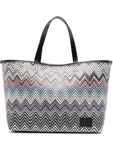 Missoni zigzag woven shoulder bag