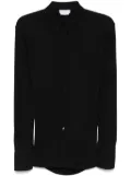 Alexander McQueen chain-link detail blouse - Black