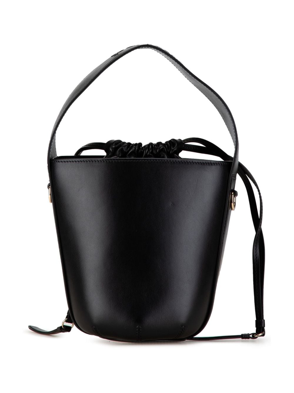 Chloé Pre-Owned 2010-2023 kalfsleren Sense bucket-tas - Zwart