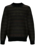 BOSS striped sweater - Green