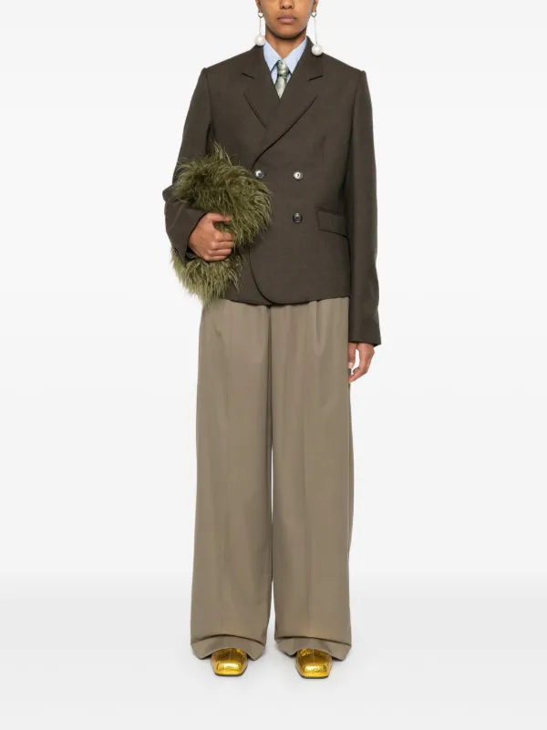 【送料&関税込】Loewe Brown Wool Blazer LOEWE Wool Blazer | Brown | FARFETCH JO
