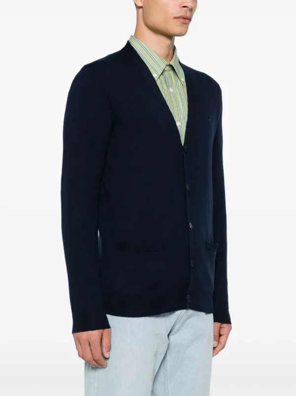 Polo Ralph Lauren Wool Cardigan | Blue | FARFETCH