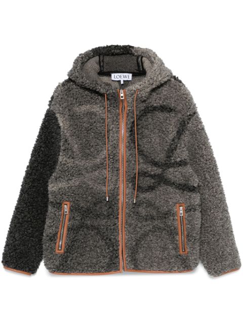 LOEWE Anagram-print hooded jacket Men