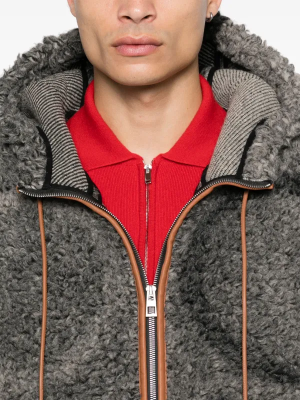 LOEWE アナグラム フーデッド ジャケット | グレー | FARFETCH JP