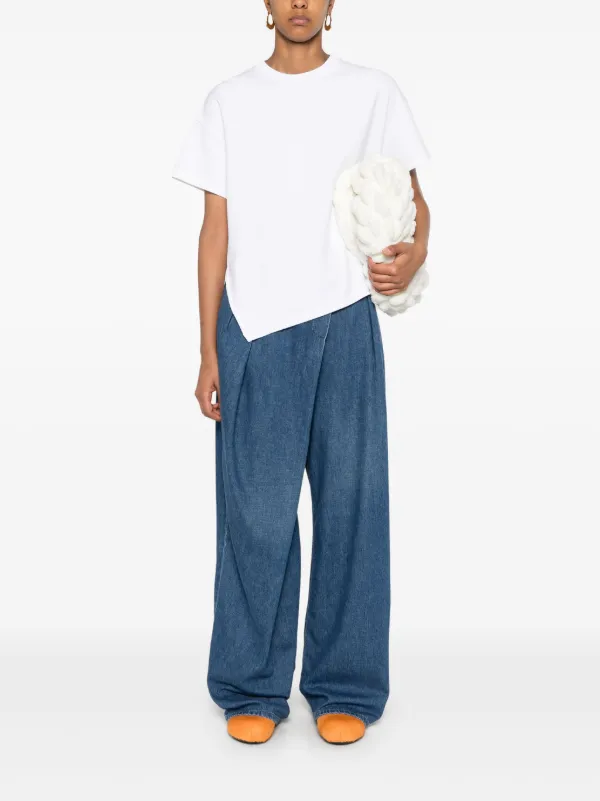 LOEWE アシンメトリーTシャツ | ホワイト | FARFETCH JP